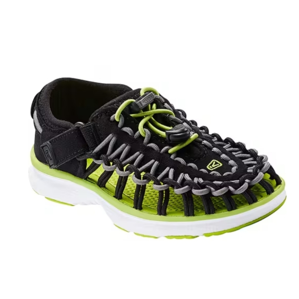Keen Kids Black and Green Sandales Shoes Size 10